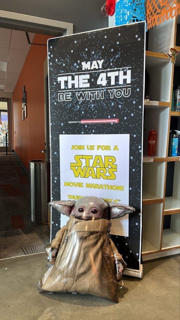 May the 4th be with you movie marathon banner